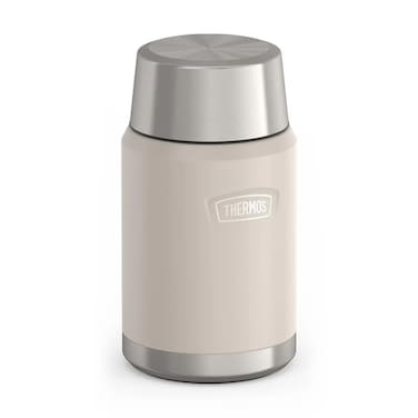THERMOS ICON STAINLESS STEEL VACUUM INSULATED SANDSTONE JAR 710ML, IS3012SN, SOUP JAR, FOOD STORAGE CONTAINER, THERMAL FLASK FOR TRAVEL, FOOD JAR, LUNCH BOX