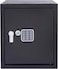 Yale Ysv/390/Db1 Large Value Safe, Digital Keypad, Led Light Indicators, 15 Mm Steel Locking Bolts, Emergency Override Key, Black Finish, 40 Litre Capacity