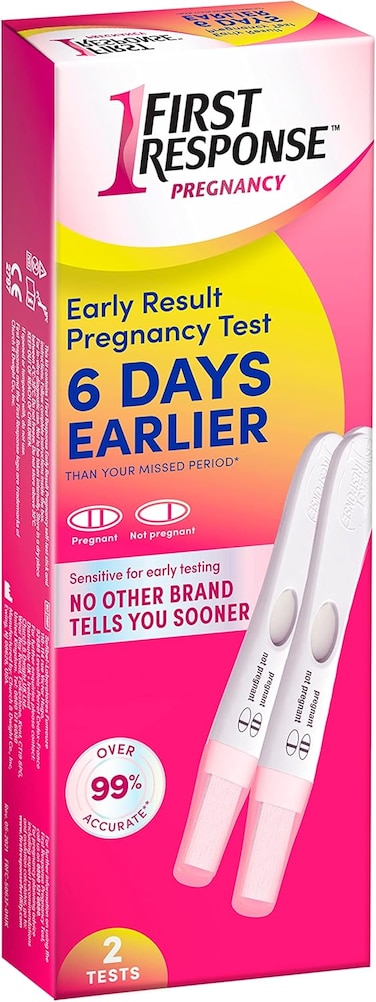 First Response Early Result Pregnancy Test, 2 tests Pack of 1 (package may vary)