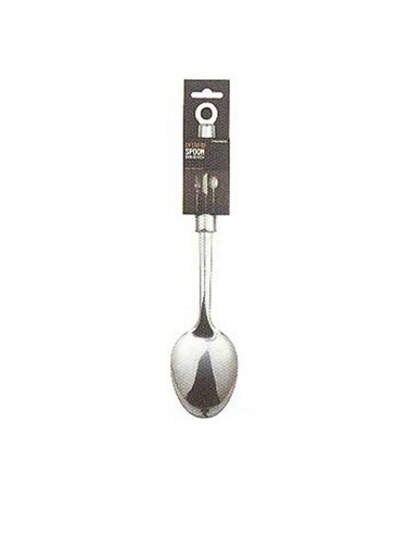 Optimum Solid Spoon &ndash; Silver, 32 x 7 cm Stainless Steel