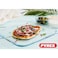 Pyrex Bake &amp; Enjoy Baking Tray 32x26cm - Durable, Multi-Purpose Glass Tray for Baking and Serving