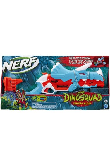 Nerf DinoSquad Tricera-Blast Gun Blaster F0803