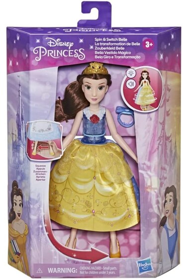 Hasbro Disney Princess Spin And Switch Belle F1540