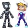 Marvel Spidey Amazing Friends Saf Hero Reveal Ghost and Black Panther Action Figures Toys
