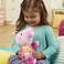 Peppa Pig Peppa&rsquo;S Bedtime Lullabies Singing Plush Doll with Teddy Bear Accessory, 11 Inches High, 3 Songs, 3 Phrases, Ages 3 and Up