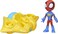 Hasbro Marvel Spidey and His Amazing Friends Spidey Water Web Raft, Preschool Water Toy with Spidey Action Figure For Kids Ages 3 and Up