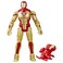 Marvel Mech Strike Mechasaurs Iron Man Action Figure, 4-Inch, With Weapon Accessory, Marvel Toys For Kids Ages 4 And Up