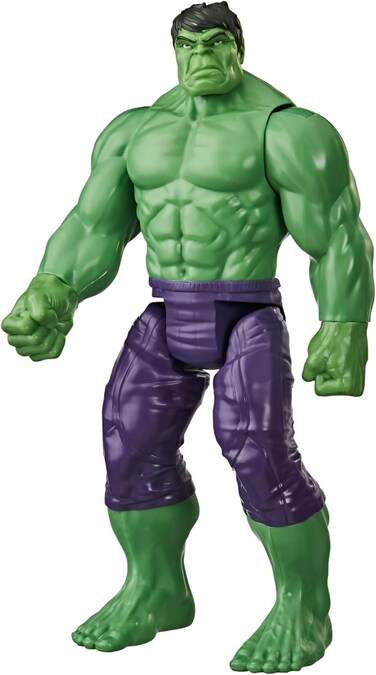 Marvel Avengers Titan Hero Series Blast Gear Deluxe Hulk Action Figure, 30 cm Toy, For Ages 4+