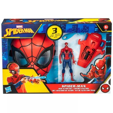 Marvel Spider-Man Web Action Set (15.24 cm, Pack Of 3)