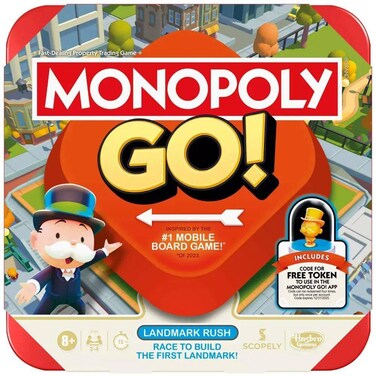 Monopoly GO! Landmark Rush Edition Board Game