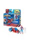 Marvel Spider-Man Web Blast Cycle And Action Figure 4-Inch F6899