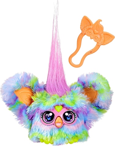 Furby Furblets Swee-Dee Spring Mini Friend, Electronic Plush Toys For Girls &amp; Boys 6+, Multicolor, Speaks Furbish &amp; Plays Music