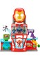 Marvel Iron Man &amp; His Awesome Friends Iron Quarters 3-Inch Playset G1259