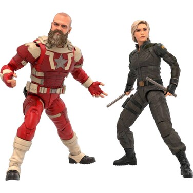 Marvel Thunderbolts Yelena Belova &amp; Red Guardian Action Figures Set (15 cm)