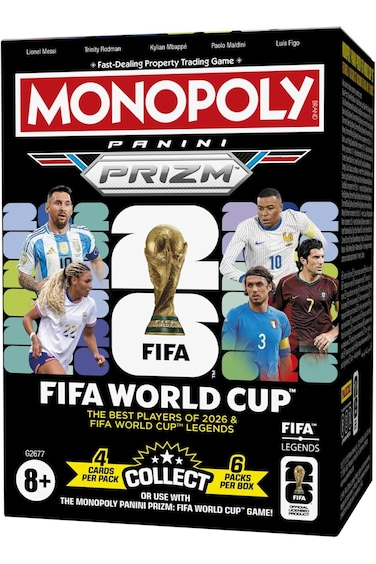 Monopoly Panini Prizm: FIFA World Cup Trading Cards Booster Box