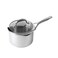 Meyer Select 18cm Stainless Steel Saucepan with Glass Colander Lid &ndash; Induction Compatible, Oven &amp; Dishwasher Safe, Metal Utensil Safe