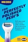 Scholl ExpertCare 2-in-1 File &amp; Smooth. Dual Speed Pedi Electric Foot File for Hard Skin and Callus Removal. Batteries Included