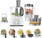 Kenwood Food Processor 1000W Multi-Functional With 3 Stainless Steel Disks, Blender, Grinder Mill, Juicer Extractror, Whisk, Dough Maker, Citrus Juicer Fdp65.750Wh White