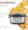 Kenwood Slow Cooker 6.5L Slow Rice Cooker With 3 Heat Settings (Low, High &amp; Warm), Preserves Flavour, Herbs &amp; Spices Are Absorbed Well, Meat Becomes Extremely Tender Scm70.000Ss Silver