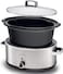 Kenwood Slow Cooker 6.5L Slow Rice Cooker With 3 Heat Settings (Low, High &amp; Warm), Preserves Flavour, Herbs &amp; Spices Are Absorbed Well, Meat Becomes Extremely Tender Scm70.000Ss Silver