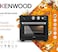 Kenwood 2-in-1 25L Toaster Oven+Air Fryer - Oven Toaster Grill with Large Capacity, Rotisserie Function for Frying, Roasting, Grilling, Broiling, Baking, Browning, Defrosting,Heating MOA25.600BK Black
