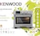 Kenwood 2-In-1 25L Toaster Oven+Air Fryer-Oven Toaster Grill With Large Capacity, Rotisserie Function For Frying, Roasting, Grilling, Broiling, Baking, Browning, Defrosting, Heating Moa26.600Ss Silver