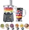 Kenwood Food Processor 750W Multi-Functional with Blender,Reversible Slicing Grating Disk, Emulsifying Disk for Whisking, Dough Maker, Knife Blade FDP05.50GY Grey