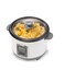 Kenwood 2-in-1 Rice Cooker 1.0L 5-Cups Rice with Food Steamer Basket, Non-Stick Cooking Pot, Temepered Glass Lid, Warm Cook Lights, Spatula Holder, Detachable Cord RCM10.000WH White