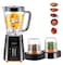 Kenwood Blender 500W Smoothie Blender/Smoothie Maker 1.5L with Grinder Mill, Chopper Mill, Ice Crush Function BLP19.360BK Black