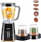 Kenwood Blender 500W Smoothie Blender/Smoothie Maker 1.5L with Grinder Mill, Chopper Mill, Ice Crush Function BLP19.360BK Black