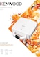 KENWOOD 4 Slots 2-in-1 Sandwich Maker &amp; Grill (180&deg; Open Flat for Using as a Griddle) with 2 Sets of Non Stick Multifunctional Plates for Grilling and Toasted Sandwiches SMP94.A0WH White
