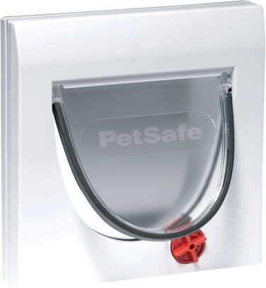 PetSafe Staywell Manual 4 Way Locking Classic Cat Flap (White Tunnel included)
