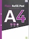 The Design Group A4 Refill Notepad, Plain Paper, 120 Pages