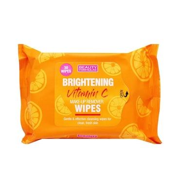 Beauty Formulas Brightening Vitamin-C Make-Up Remover Wipes -  30 Wipes