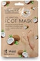 Beauty Formulas Coconut Extreme Moisture Foot Mask, 1 Pair, With Natural Coconut Oil &amp; Shea Butter, Hydrates &amp; Softens Dry, Rough Skin, Vegan