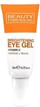 Beauty Formulas Brightening Eye Gel, 20ml, With Vitamin C, Aloe Vera &amp; Spirulina, For Revitalized, Energized Eyes