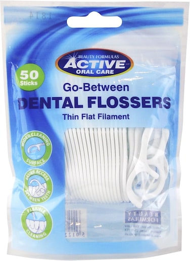 Beauty Formulas 50 X Dental Floss With Holder