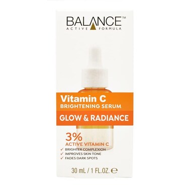 BALANCE ACTIVE FORMULA 3% VITAMIN C BRIGHTENING SERUM GLOW &amp; RADIANCE 30ML