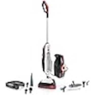 Hoover Steam Complete Pet Steam Mop, Hard Floor Cleaner Machine, 10-in-1 Multipurpose Cleaner Machine, Removable Handheld Steamer, Ideal for Hardwood, Vinyl, Tile, Grout and More- International Version