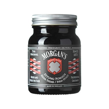 Morgan's Pomade High Shine/ Firm Hold 100g Jar (Black label)