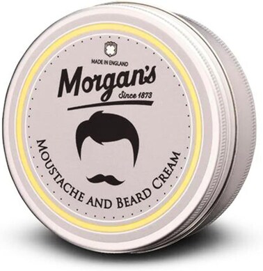 Morgan's Moustache &amp; Beard Cream 75ml Tin