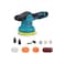 Cordless 6-speed car polisher for auto waxing, sanding, rust removal, and home cleaning tasks