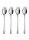 Stainless Steel Forks Set Silver