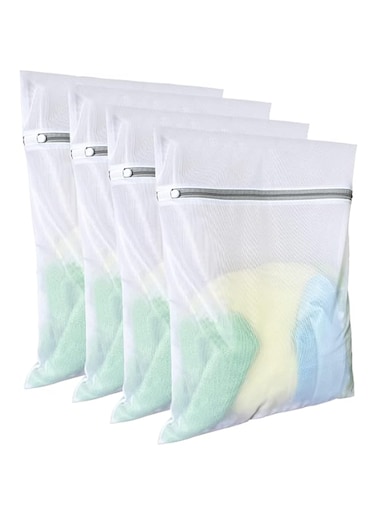 Laundry Bags Mesh Wash Bags,4Pcs,40 x 50cm,delicate laundry bag for College,Dorm,Storage