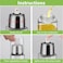 Oil Atomiser, Oil Sprayer Spray Bottle with Extra Strong Atomisation, Thanks to the Integrated Pump, Oil Sprayer BPA Free for Cooking, BBQ, Grilling, Salads