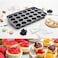 24 Cup Muffin &amp; Cupcake Baking Pan &ndash; Nonstick Carbon Steel Bakeware Tray for Oven