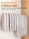 Garment Bag 140&Atilde;&mdash;60cm Long Garment Cover Wardrobe Organizer with Zipper Semi-Transparent Breathable Garment Bags for Dresses, Coats, Gowns &amp; Formal Wear