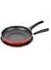 BERGNER ULTRA 2PCS NON-STICK COOKWARE SET, FRYPAN 26CM + TAWA 28CM, PRESSED ALUMINUM COOKING SET, INDUCTION BOTTOM COOKWARE, METALIC ORANGE COLOR, SUITABLE FOR ALL STOVES, BG31307OR