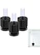 Bolivia's Aquarium Filter, 3pcs Aquarium Fish Tank Biochemical Cotton Filter, XY 2835 Nano Bio Sponge Filter, Quiet Betta Fry Shrimp and Small Fish Foam Filter, for Fish Tank Up to 10 Gallon