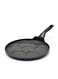 Nora Pancake Maker Pans   Ceramic Pan Cake Maker Griddle with 7 Mould   KA3937-26 cm Grey